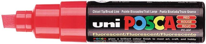 Posca uni-ball Paint Marker op waterbasis PC-8K fluo rood