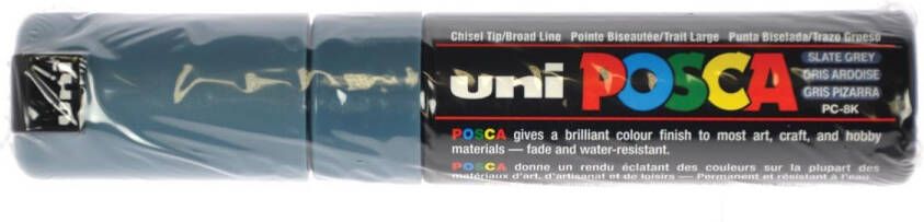 Posca uni-ball Paint Marker op waterbasis PC-8K leigrijs
