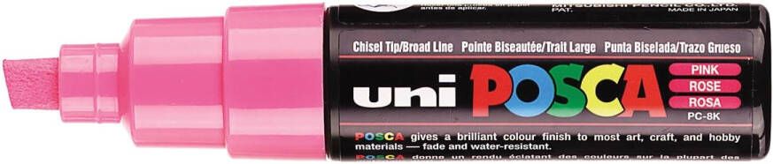 Posca uni-ball Paint Marker op waterbasis PC-8K roze