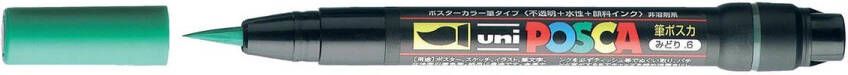 Posca Brushverfstift PCF350 1-10mm donkergroen
