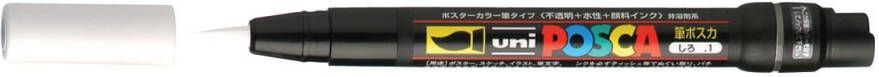 Uni-Ball Paintmarker Uni ball op waterbasis posca brush wit