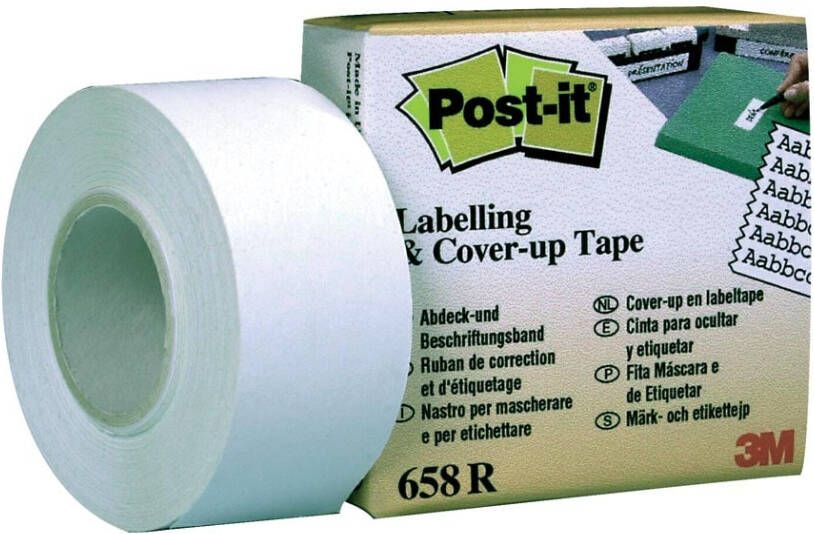 Post-it correctietape 25 mm met afroller op blister