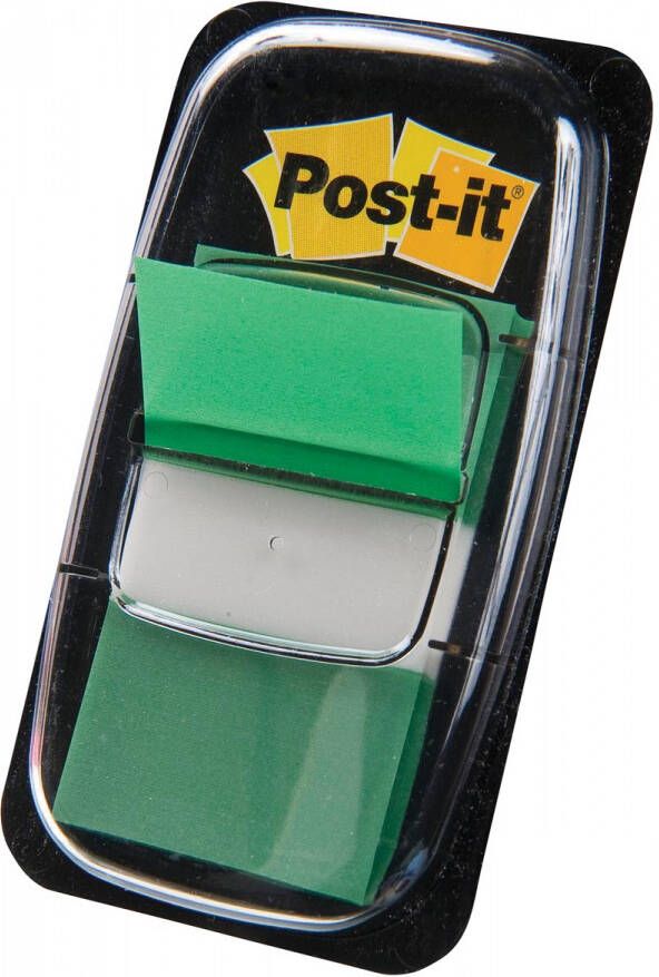 Post-It Index standaard ft 24 4 x 43 2 mm houder met 50 tabs groen
