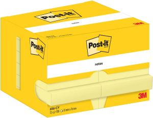 Post-It Notes 100 vel ft 51 x 76 mm geel pak van 12 blokken