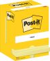 Post-It Notes 100 vel ft 76 x 102 mm geel pak van 12 blokken - Thumbnail 1