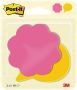Post-it Post it Notes gestanst in de vorm van bloemen en spraakballonnen 72 5 mm x 72 5 mm 2 x 30 vellen - Thumbnail 2