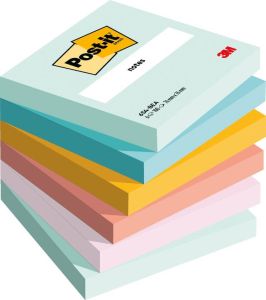 Post-it Notes Beachside colour collection ft 76 x 76 mm 100 vel pak van 6 blokken