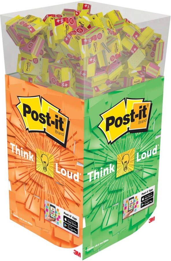 Post-It Notes Post-it dumpbin display Notes kubus