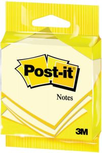 Post-it Post it Notes ft 76 x 76 mm geel blok van 100 vel op blister
