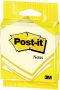 Post-it Post it Notes ft 76 x 76 mm geel blok van 100 vel op blister - Thumbnail 1