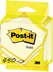 Post-It Notes 450 vel ft 76 x 76 mm geel op blister