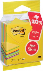 Post-it Post it Notes kubus ft 76 mm x 76 mm Ultra blok van 325 + 65 vel gratis op blister