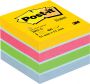 Post-It Notes mini kubus 400 vel ft 51 x 51 mm geassorteerde kleuren - Thumbnail 2