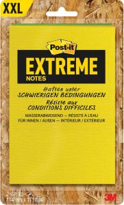 Post-it Extreme Notes ft 114 x 171 mm 2 blokken van 25 blaadjes geassorteerde kleuren
