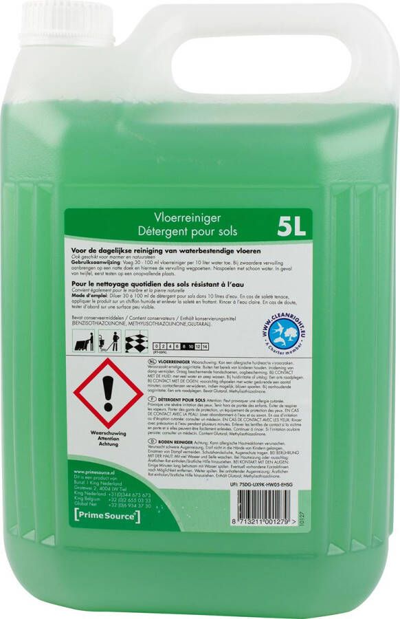 Primesource vloerreiniger fles van 5 l