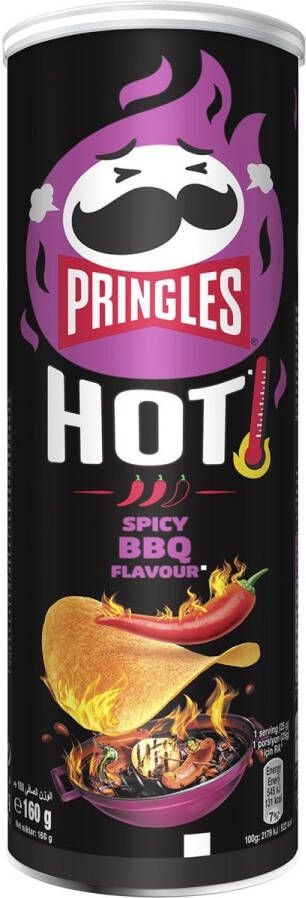 Pringles chips 160 g hot BBQ ribs