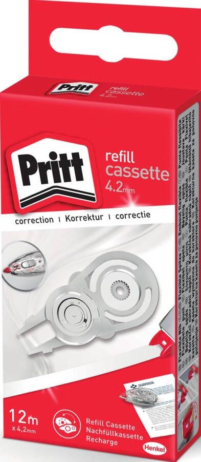 Pritt vulling voor correctieroller Refill Flex 4 2 mm x 12 m in ophangdoosje
