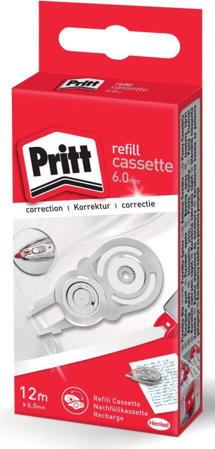 Pritt vulling voor correctieroller Refill Flex 6 mm x 12 m in ophangdoosje