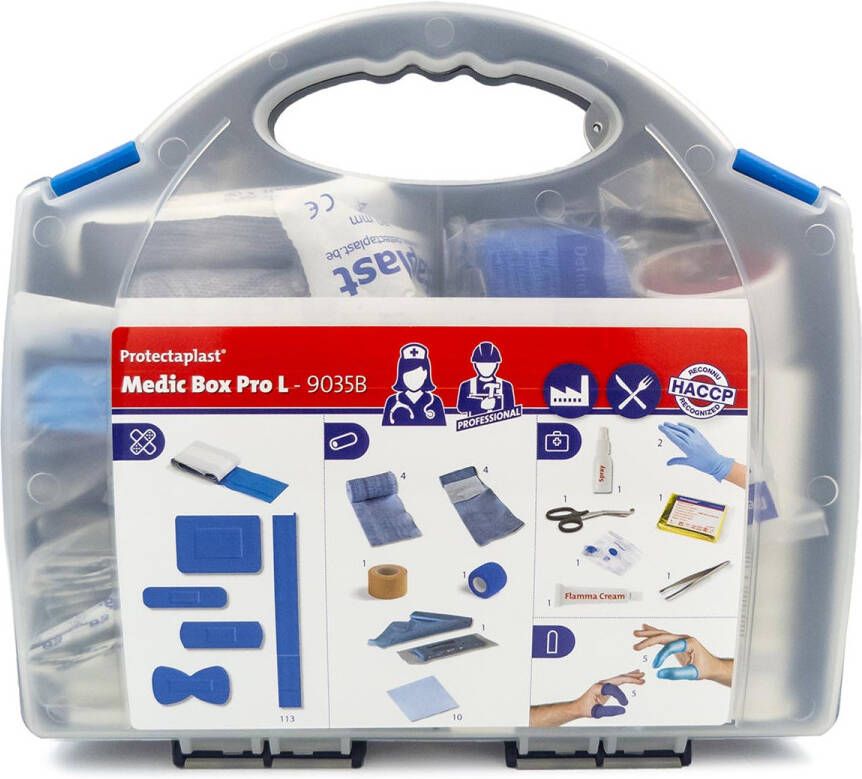 Protectaplast EHBO-koffer Medic Box Pro L inhoud tot 10 personen