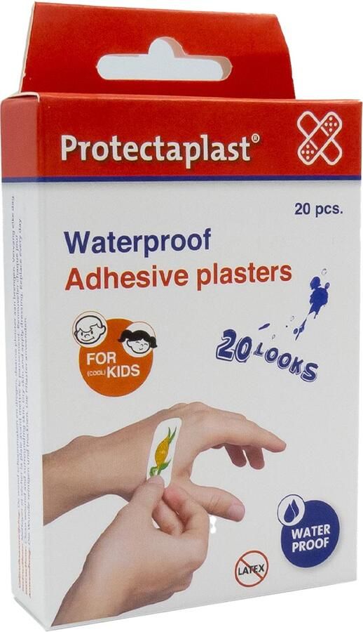 Protectaplast kinderpleister assorti afmetingen pak van 20 stuks