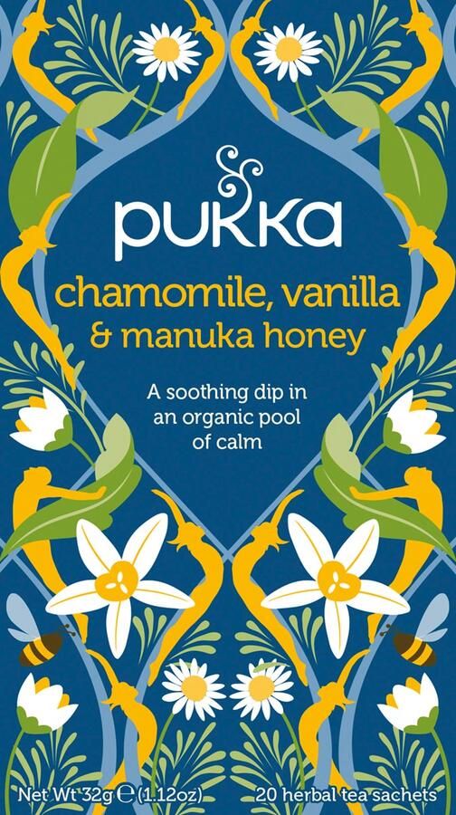 Pukka thee bio Camomile Vanilla pak van 20 stuks