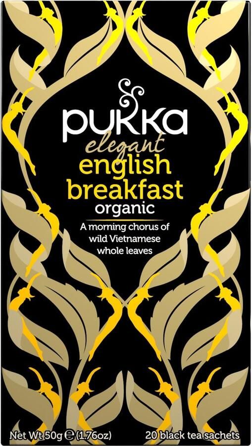 Pukka thee bio English Breakfast pak van 20 stuks