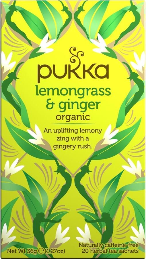 Pukka thee bio Lemongrass Ginger pak van 20 stuks