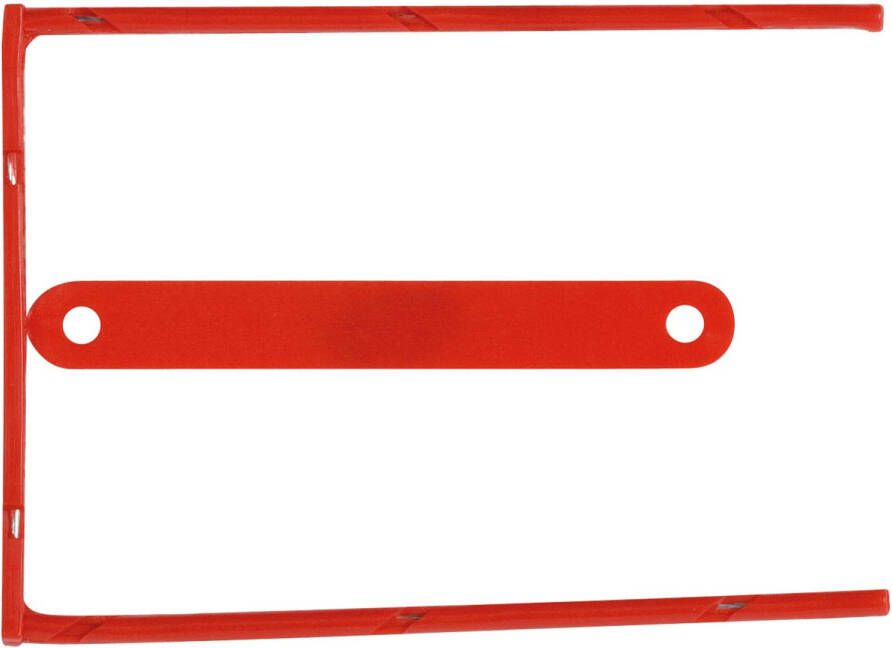 Q-CONNECT archiefbinder D-clip doos van 100 stuks rood