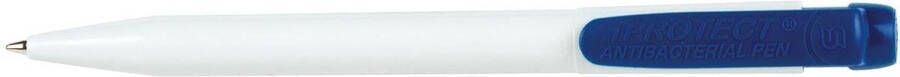 Q-CONNECT balpen Iprotect antibacteriëel 0 7 mm medium punt blauw