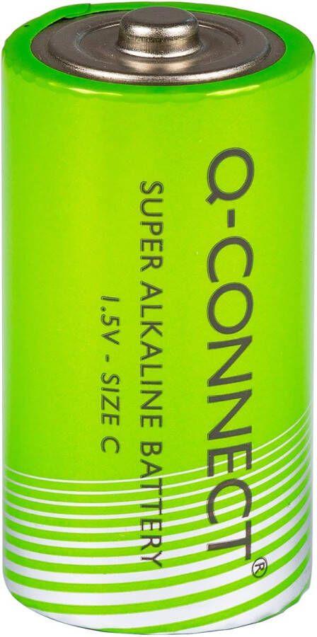 Q-CONNECT batterij alkaline C blister van 2 stuks