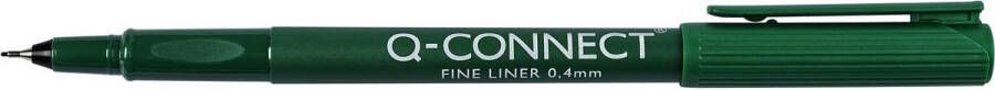 Q-Connect Q Connect fineliner 0 4 mm groen