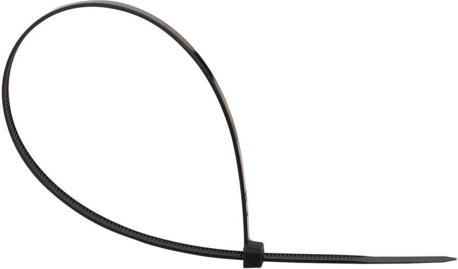 Q-CONNECT kabelbinder ft 300 x 4 8 mm pak van 100 stuks zwart