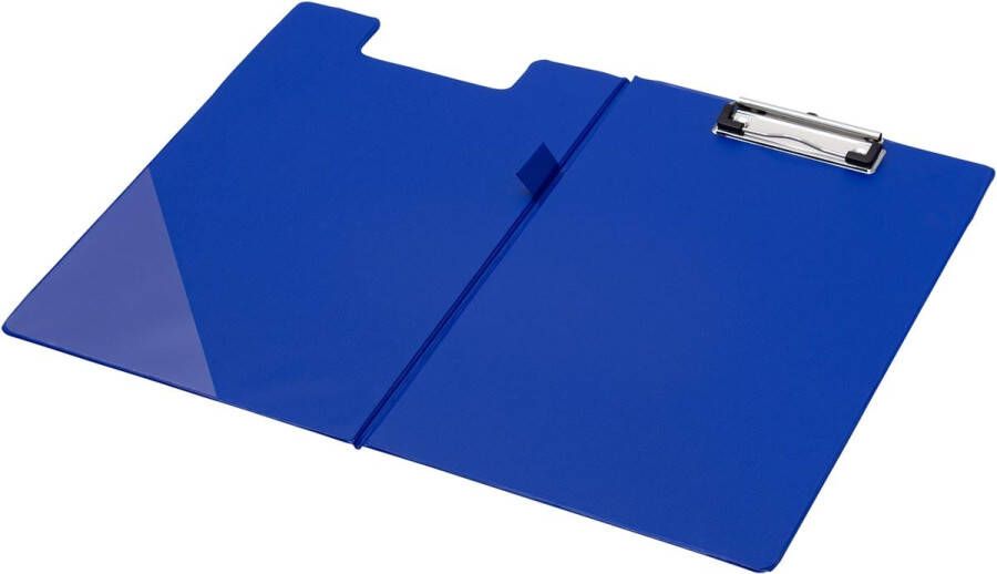Q-CONNECT klemplaat PP ft A4 dubbel blauw