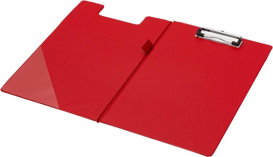 Q-CONNECT klemplaat PP ft A4 dubbel rood