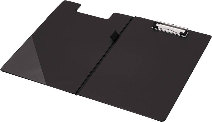 Q-CONNECT klemplaat PP ft A4 dubbel zwart