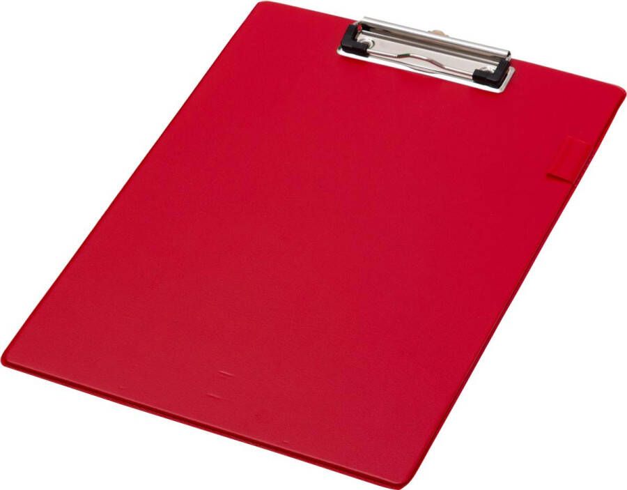 Q-CONNECT klemplaat PP ft A4 rood
