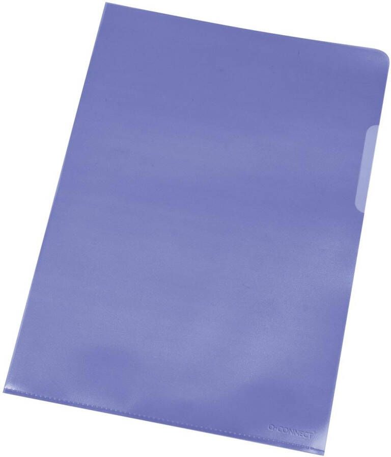 Q-Connect Q Connect L map blauw 120 micron pak van 10 stuks