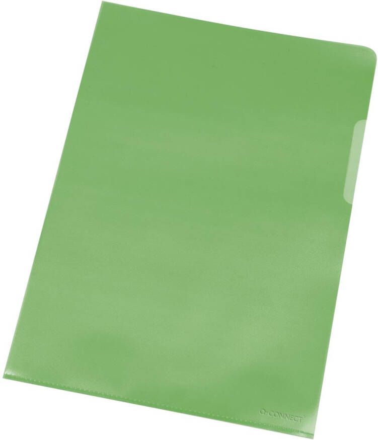 Q-Connect Q Connect L map groen 120 micron pak van 10 stuks
