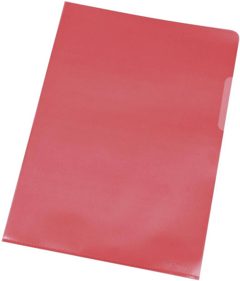 Q-Connect Q Connect L map rood 120 micron pak van 10 stuks