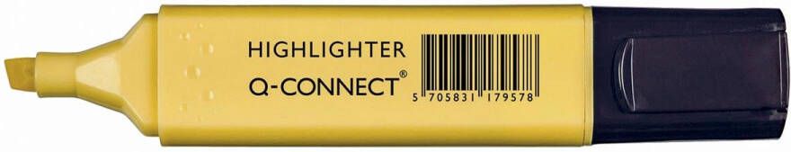 Q-Connect Q Connect markeerstift pastel geel