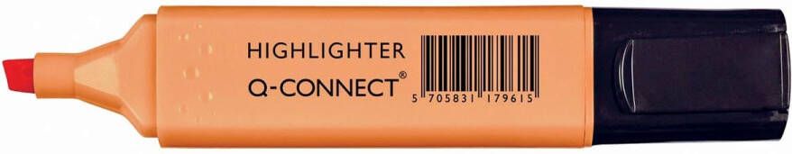 Q-Connect Q Connect markeerstift pastel oranje