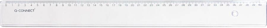 Q-CONNECT meetlat plastic in etui 40 cm