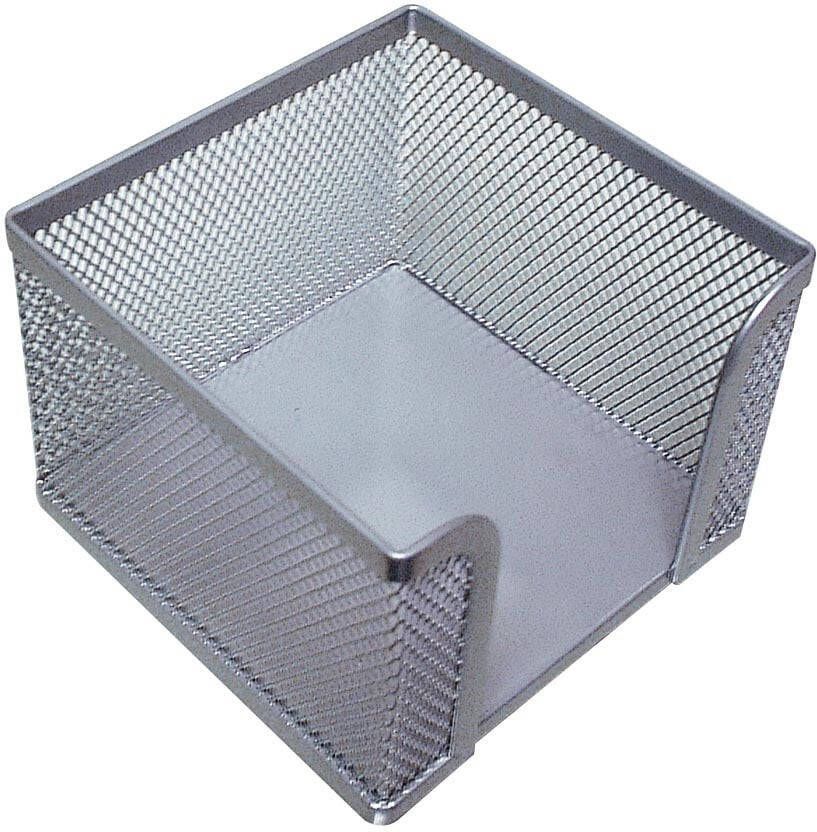 Q-CONNECT memokubus metaal zilver
