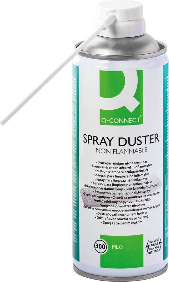 Q-Connect Q Connect onontvlambare persluchtreiniger spuitbus van 300 ml