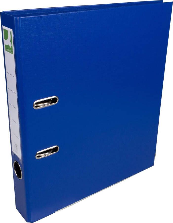 Q-CONNECT ordner voor ft A4 volledig uit PP rug van 5 cm donkerblauw
