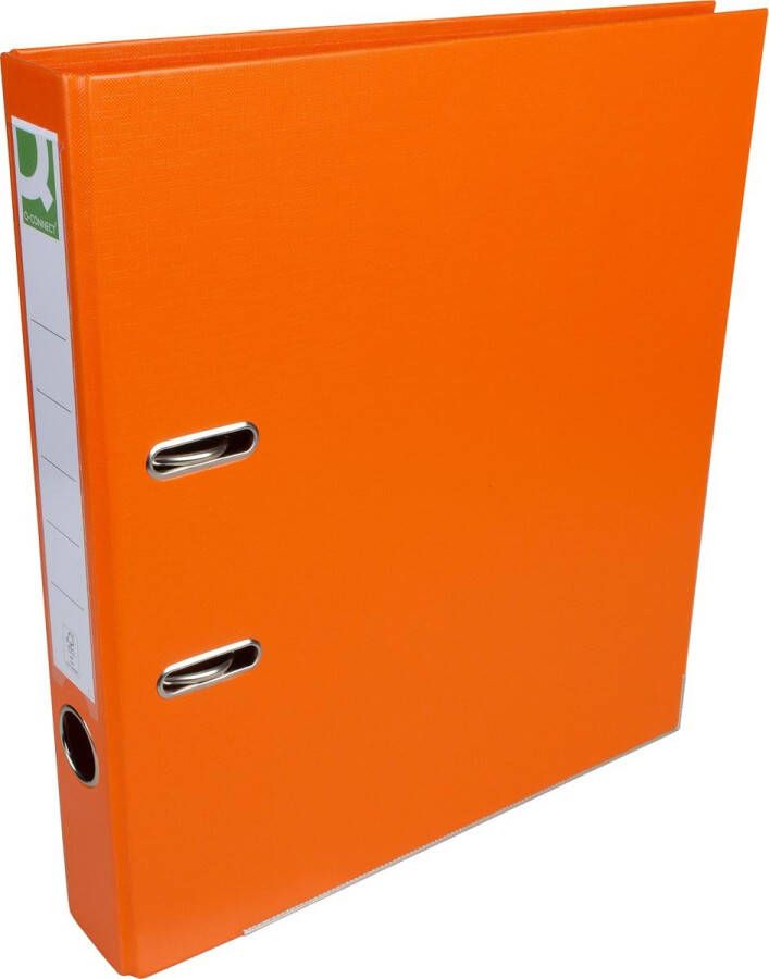 Q-CONNECT ordner voor ft A4 volledig uit PP rug van 5 cm oranje