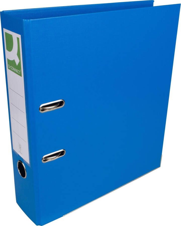 Q-CONNECT ordner voor ft A4 volledig uit PP rug van 8 cm blauw