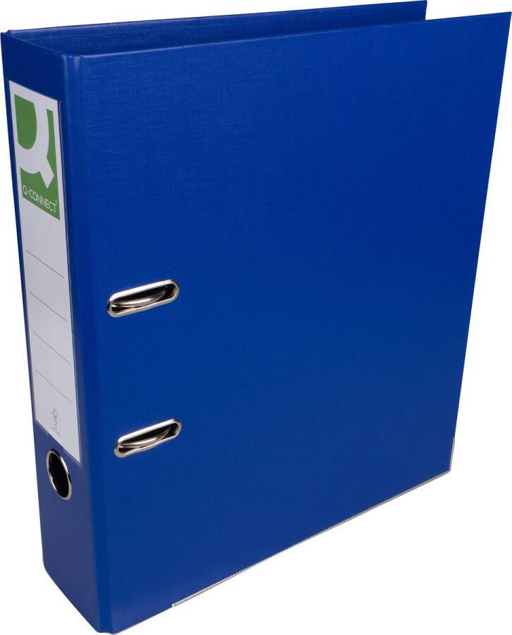 Q-CONNECT ordner voor ft A4 volledig uit PP rug van 8 cm donkerblauw