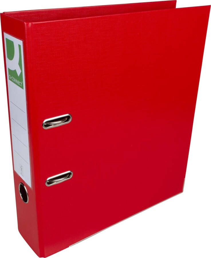 Q-CONNECT ordner voor ft A4 volledig uit PP rug van 8 cm rood