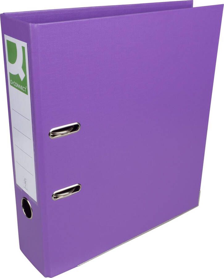 Q-CONNECT ordner voor ft A4 volledig uit PP rug van 8 cm violet